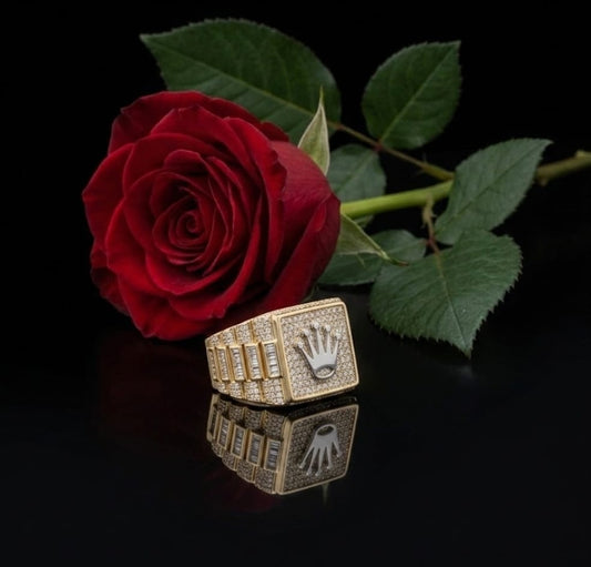 טבעת קרונוס (Cronus Ring) – עוצמה מלכותית בזהב 14K