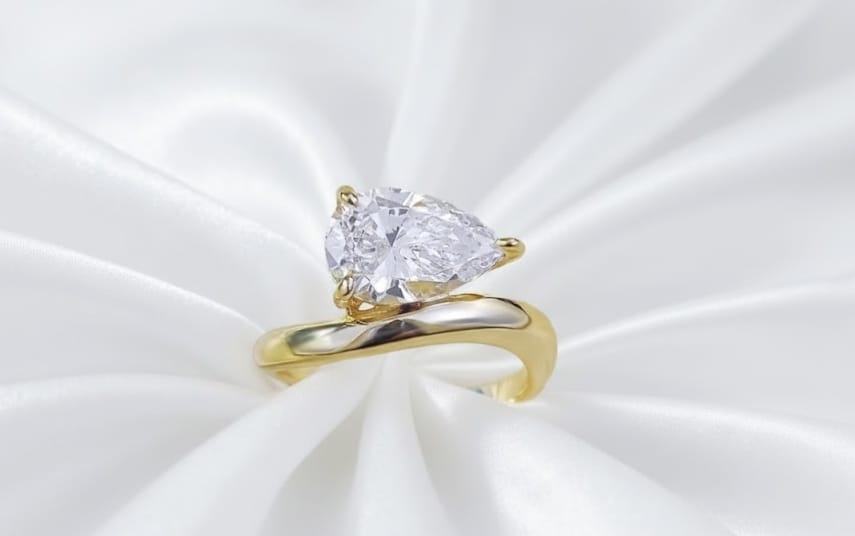 טבעת זהב שחר