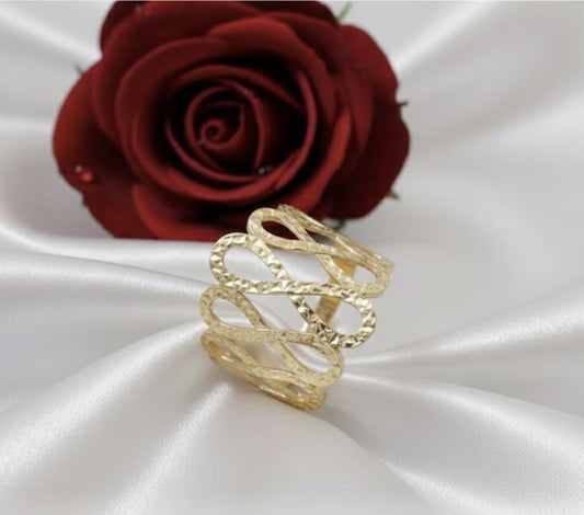 טבעת זהב טליה