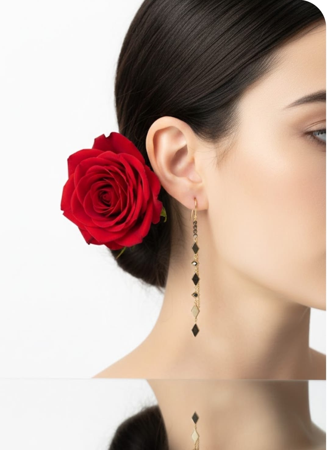 עגילי זהב עומרי